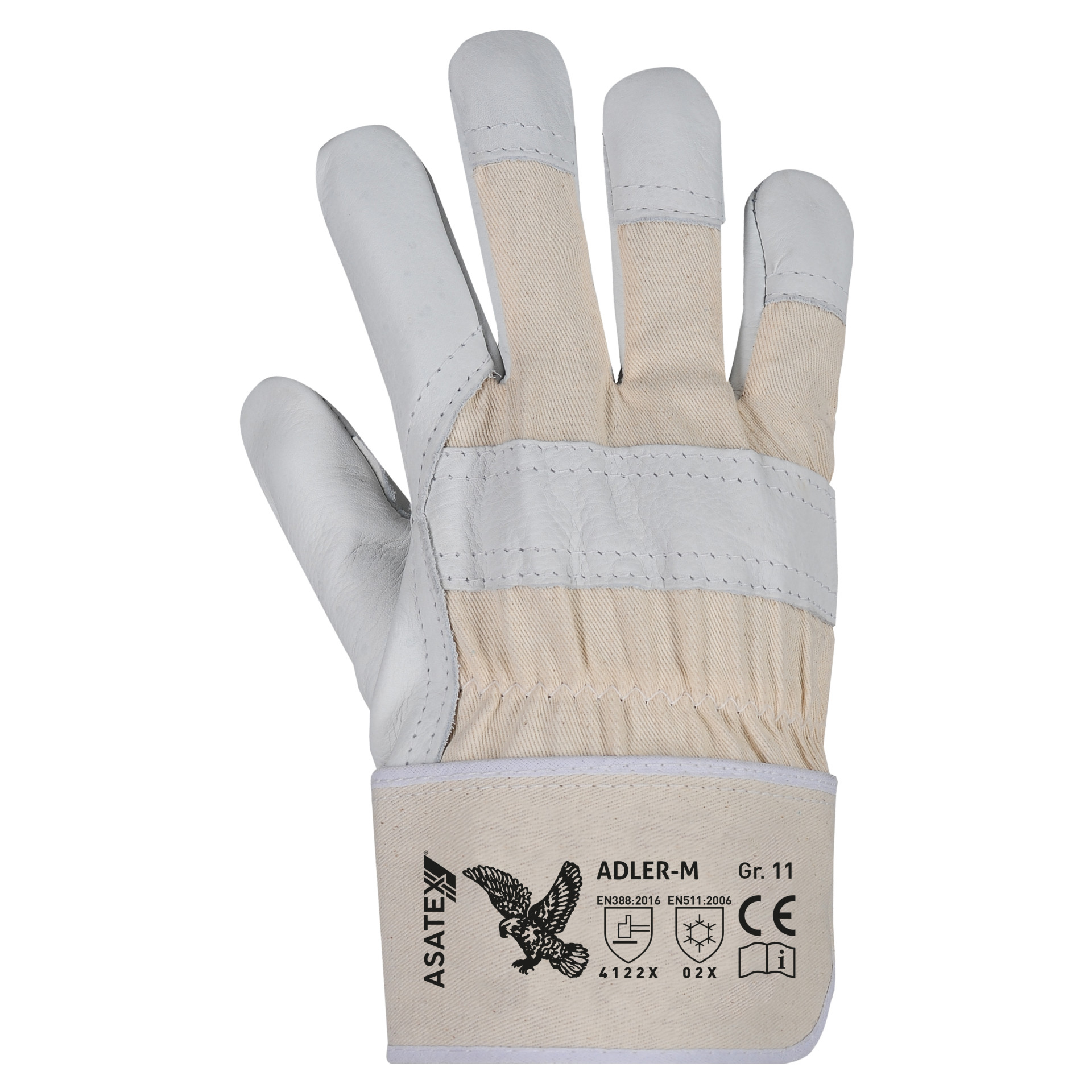 ADLER-M - Rindnarbenleder-Handschuh ADLER-M