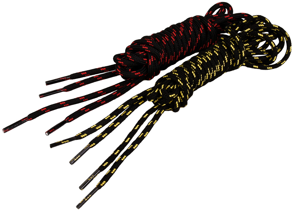 Schnürsenkel, schwarz-gelb 200