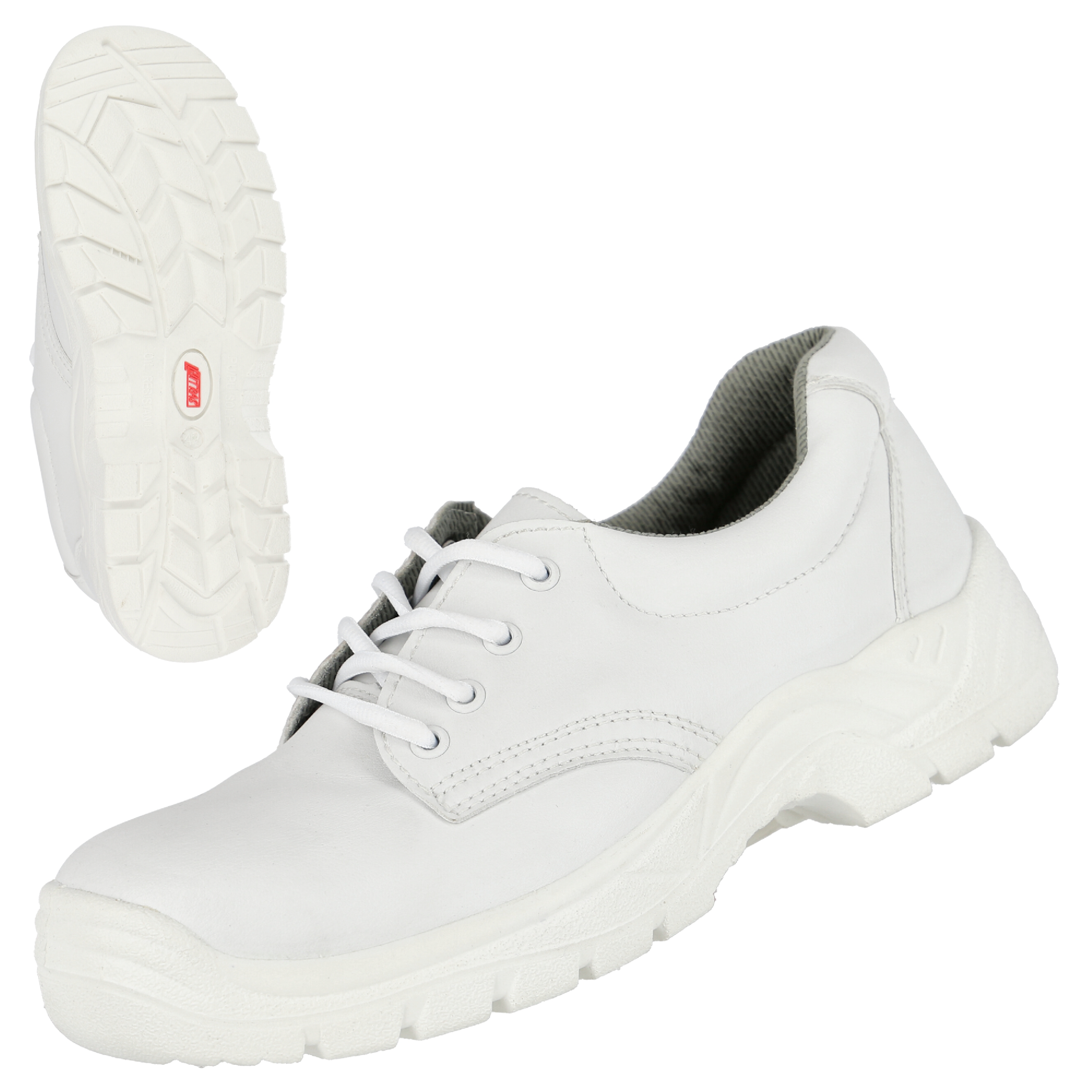 7255 - NITRAS CLEAN STEP, S2 Sicherheitshalbschuhe, weiß, EN ISO 20345