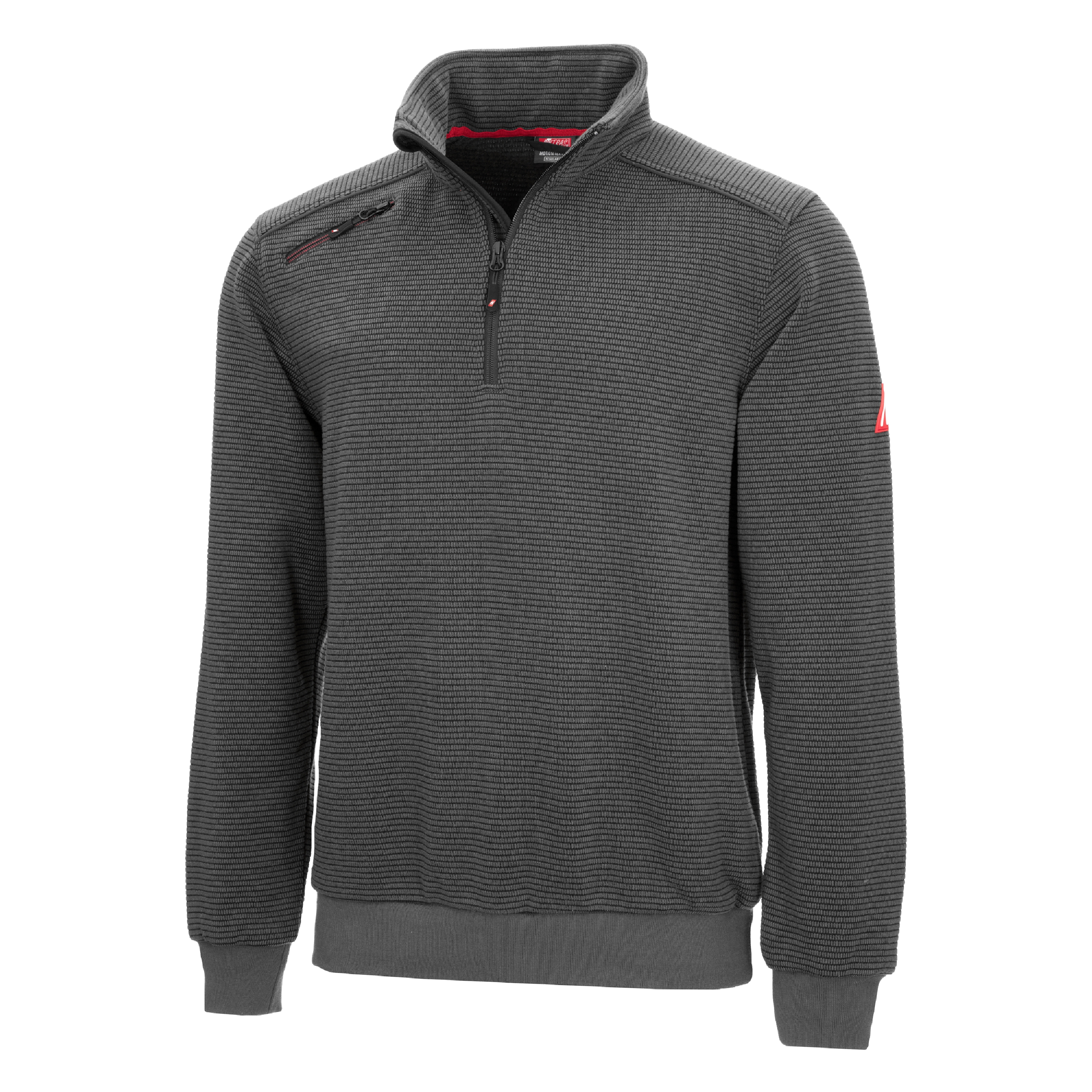 7037 - NITRAS MOTION TEX PLUS, Pullover, grau, OEKO-TEX
