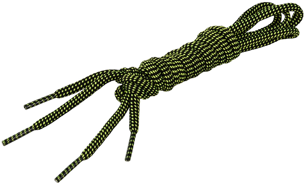 Schnürsenkel, schwarz-grün 120