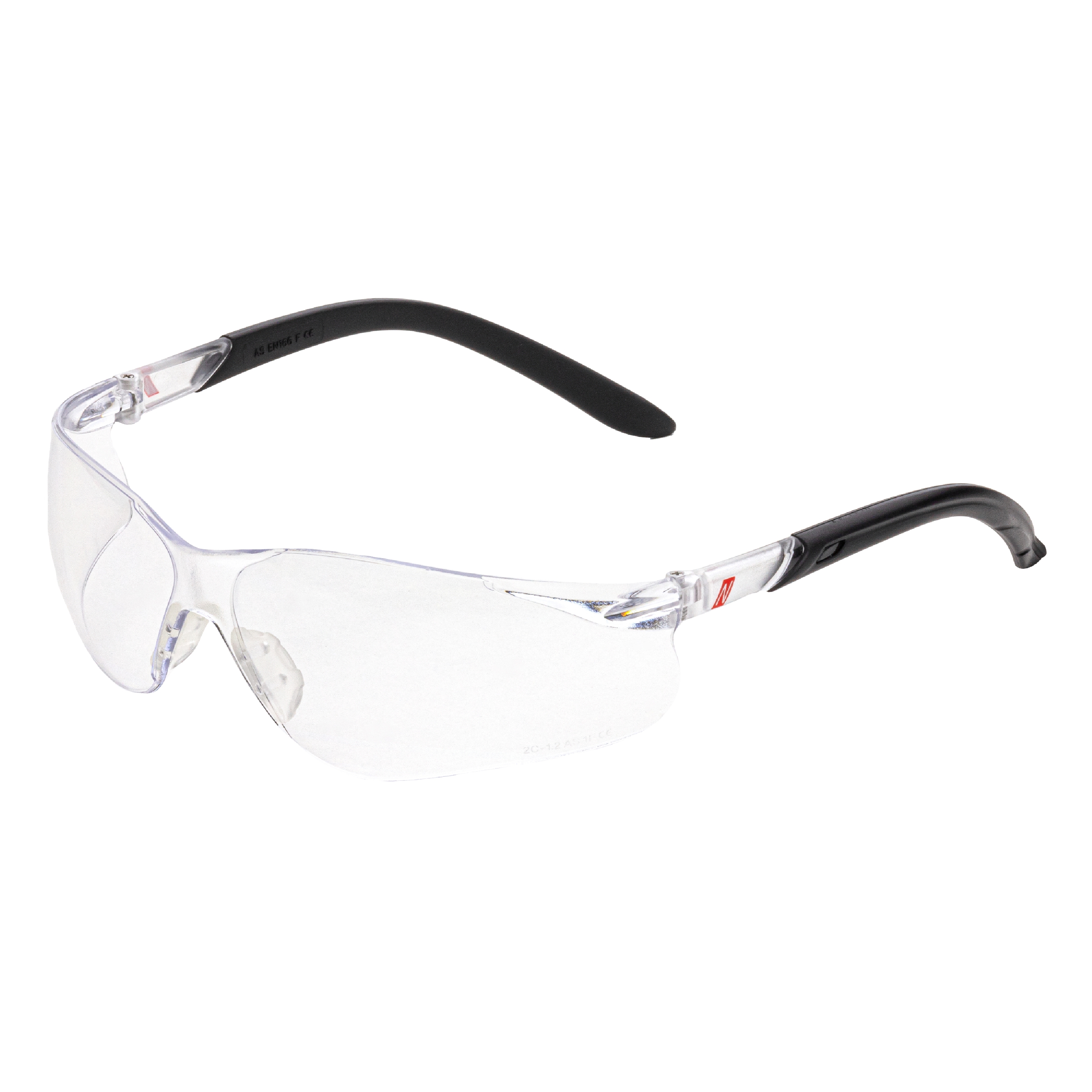 9010 - NITRAS VISION PROTECT, Schutzbrille, schwarz / transparent, EN 166