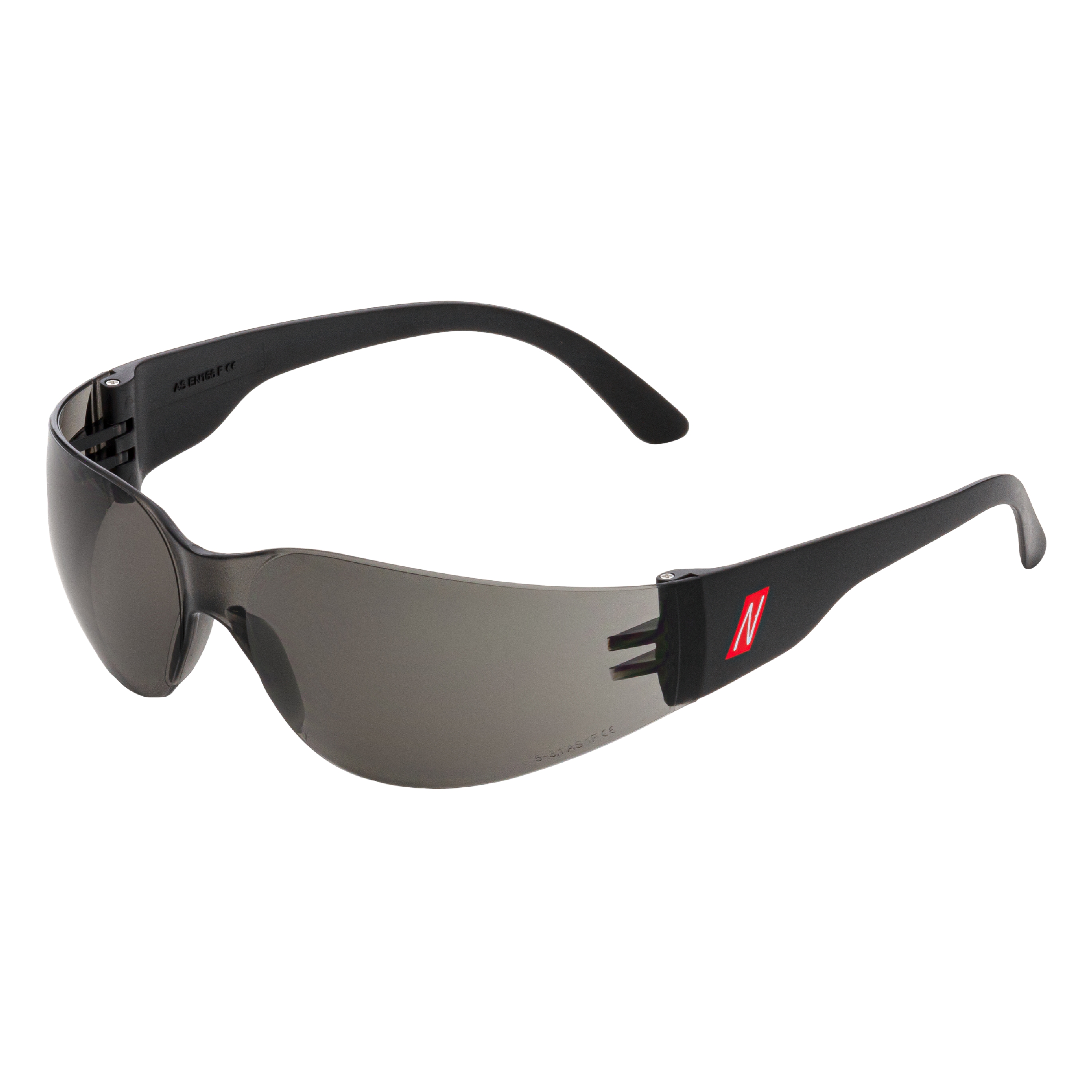9001 - NITRAS VISION PROTECT BASIC, Schutzbrille, schwarz / schwarz, EN 166