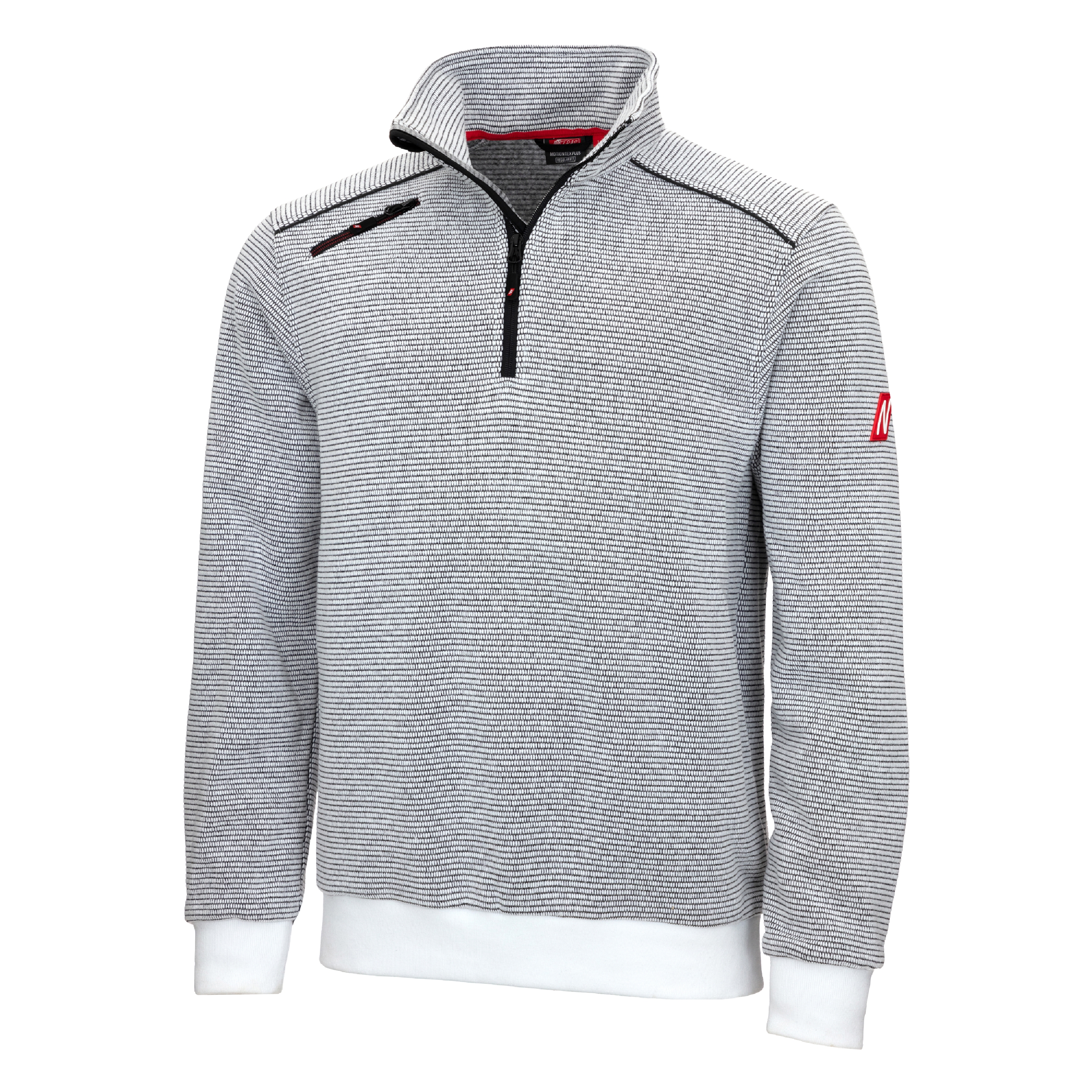 7038 - NITRAS MOTION TEX PLUS, Pullover, weiß, OEKO-TEX