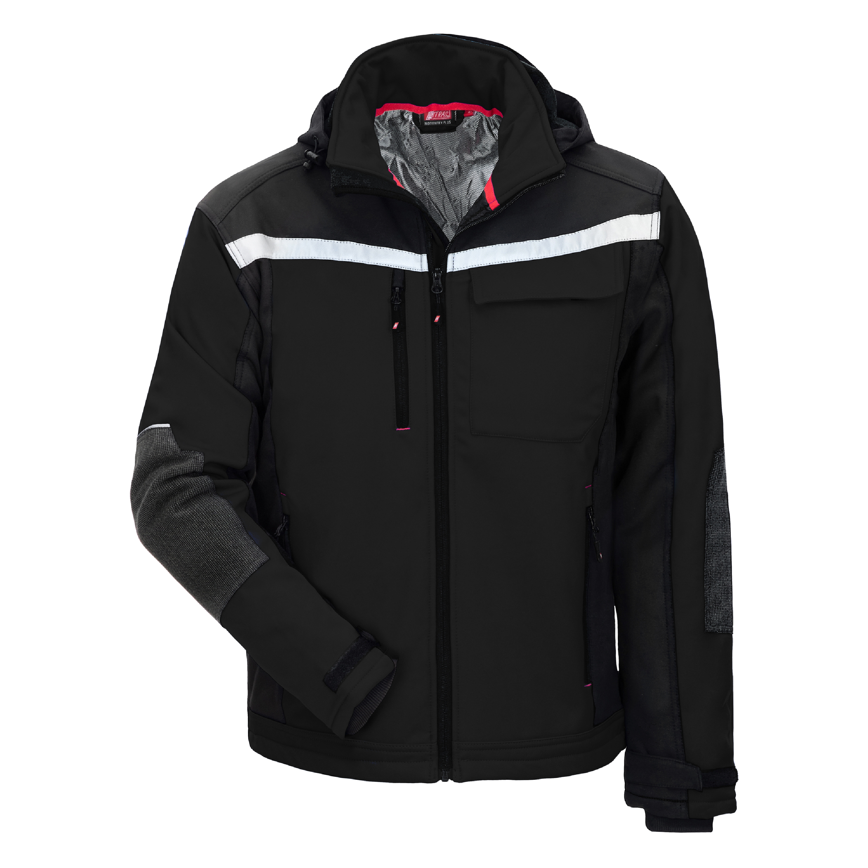7180 - NITRAS MOTION TEX PLUS, Softshelljacke, schwarz, OEKO-TEX