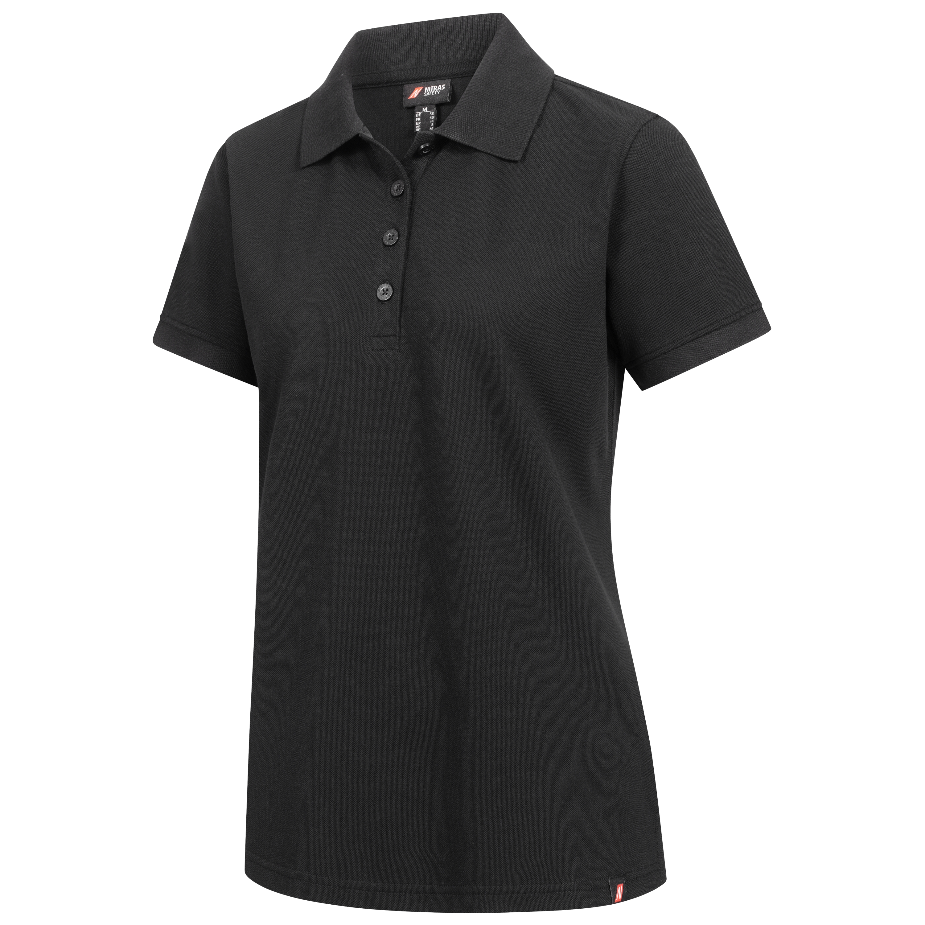 7056 - NITRAS MOTION TEX PLUS, Poloshirt, schwarz, EN 13758-2, OEKO-TEX