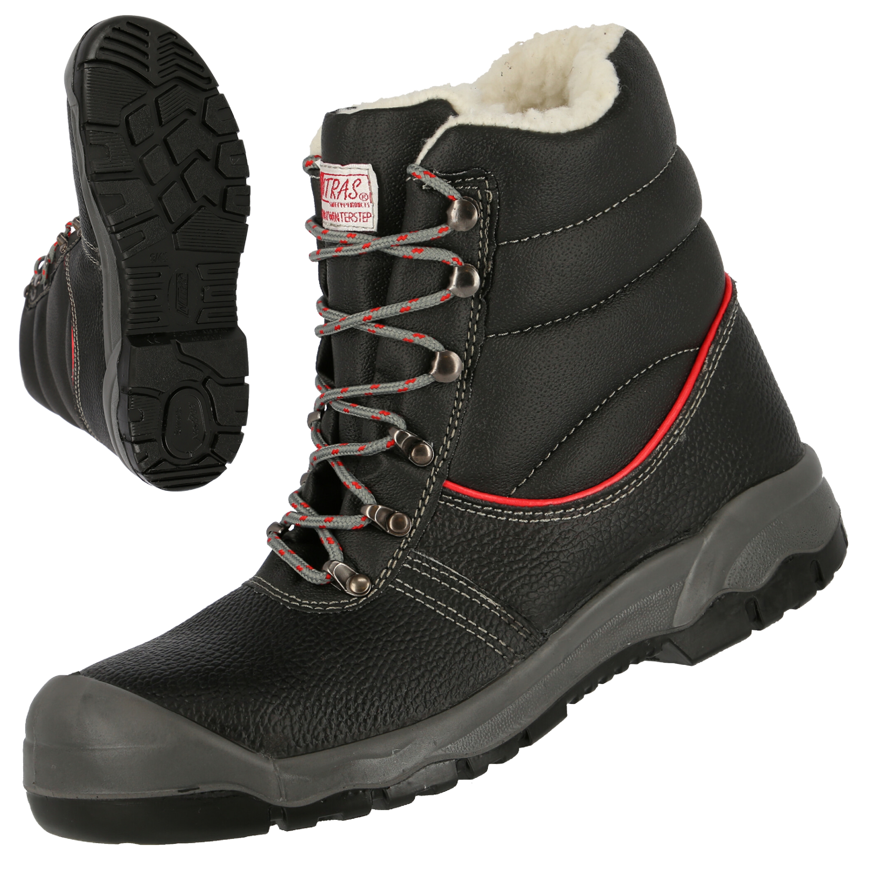 7201W - NITRAS STEP MID+ W, S3 Sicherheitswinterstiefel, halbhoch, schwarz, EN ISO 20345