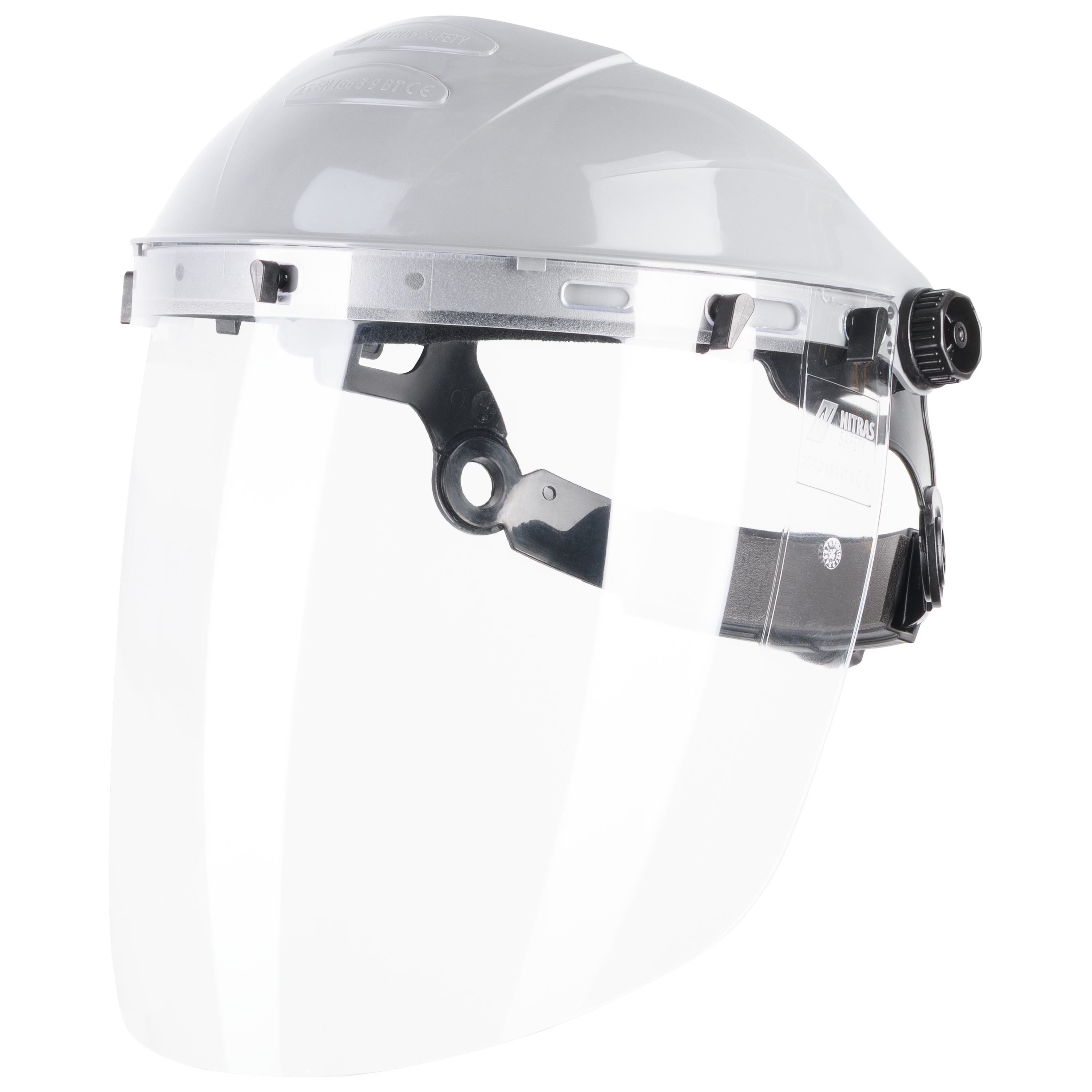 9080 - NITRAS PROTECT Visier, transparent / schwarz, EN 166