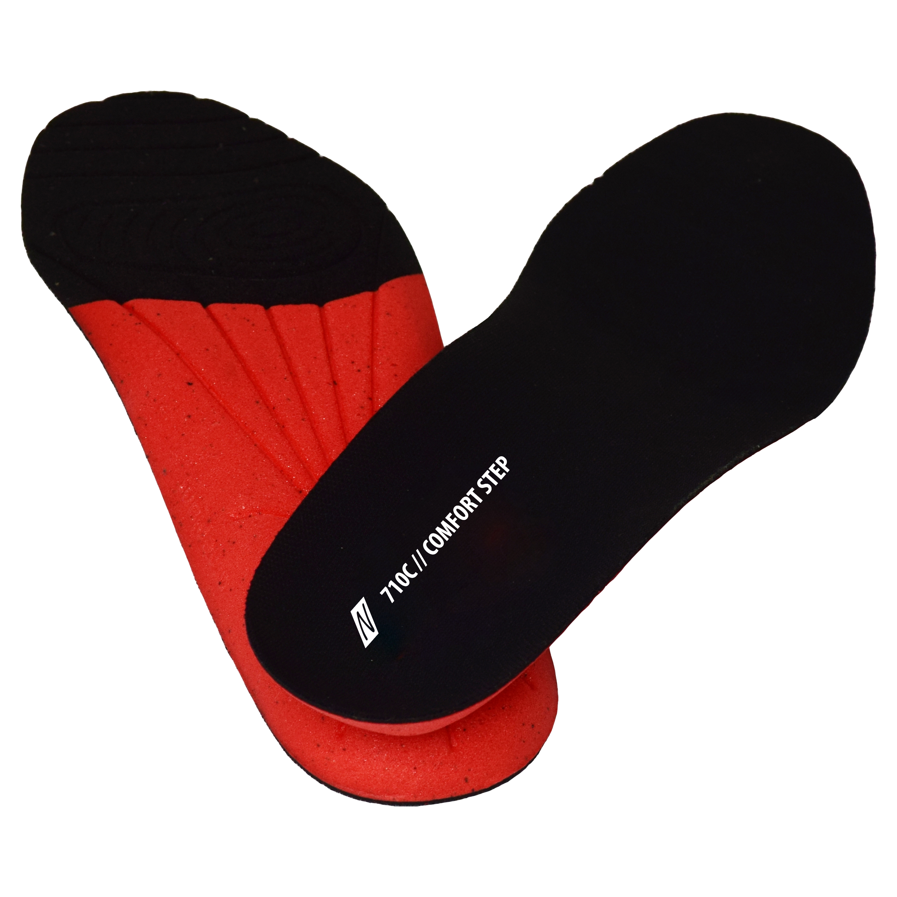 710C - NITRAS COMFORT STEP, Einlegesohlen, schwarz / rot