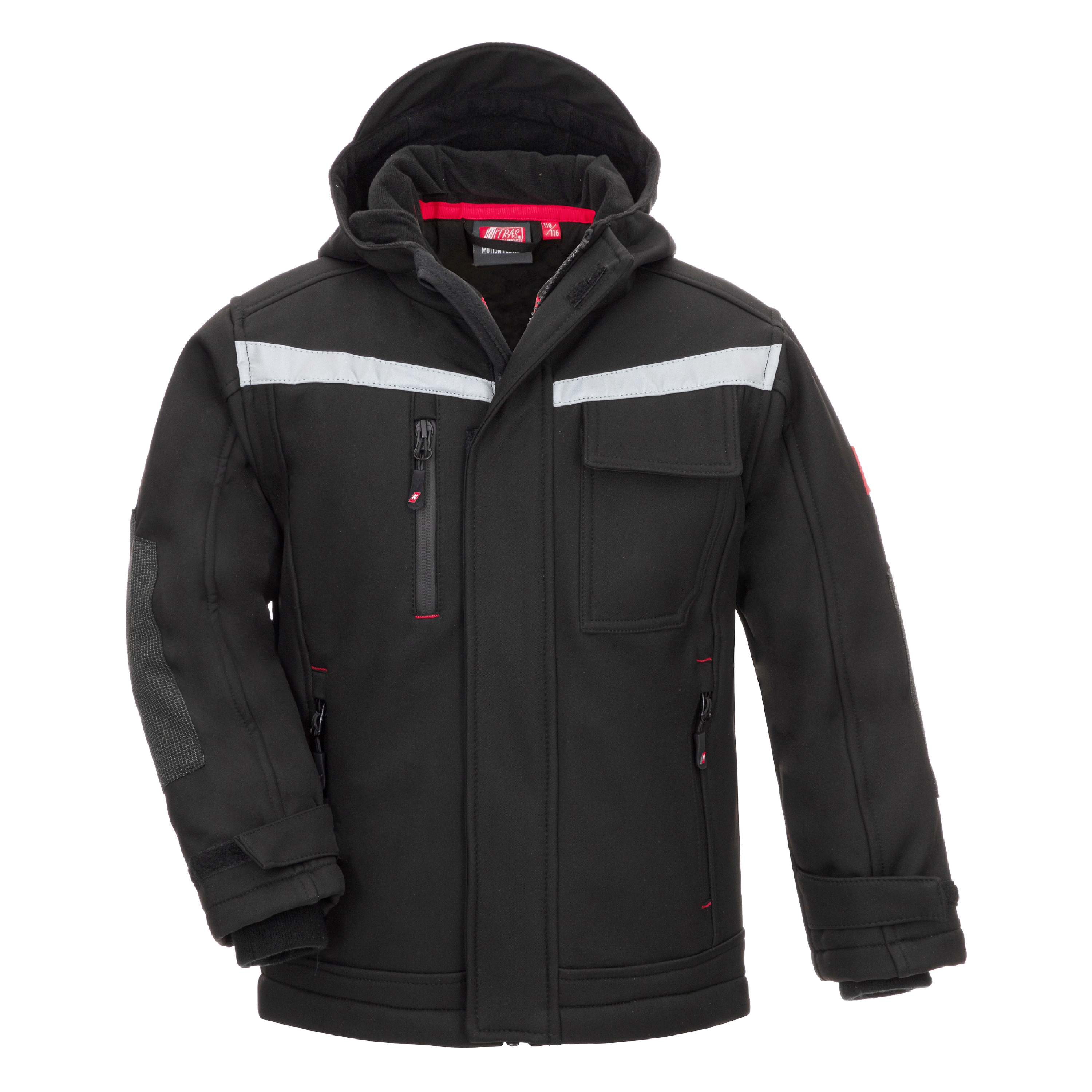 7180WKIDS - NITRAS MOTION TEX PLUS KIDS, Winterjacke, schwarz, OEKO-TEX