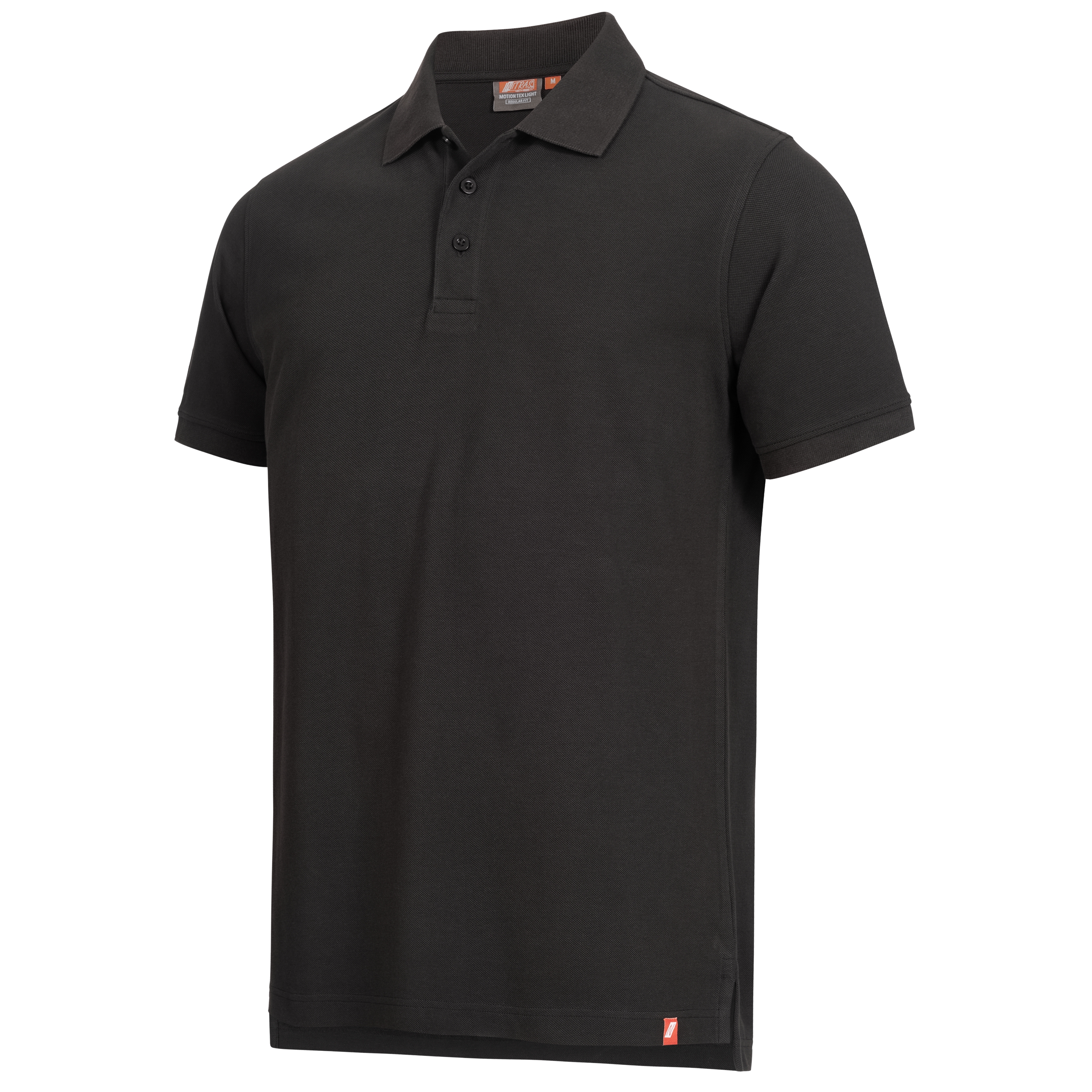 7010 - NITRAS MOTION TEX LIGHT, Poloshirt, schwarz, OEKO-TEX